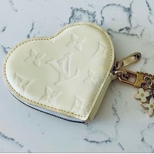 Louis Vuitton Vernis Leather Heart Coin Purse